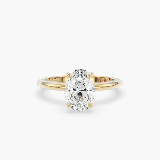 Delilah 1.5ct Oval Solitaire Proposal
