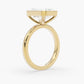 Evelyn Emerald Bezel Solitaire