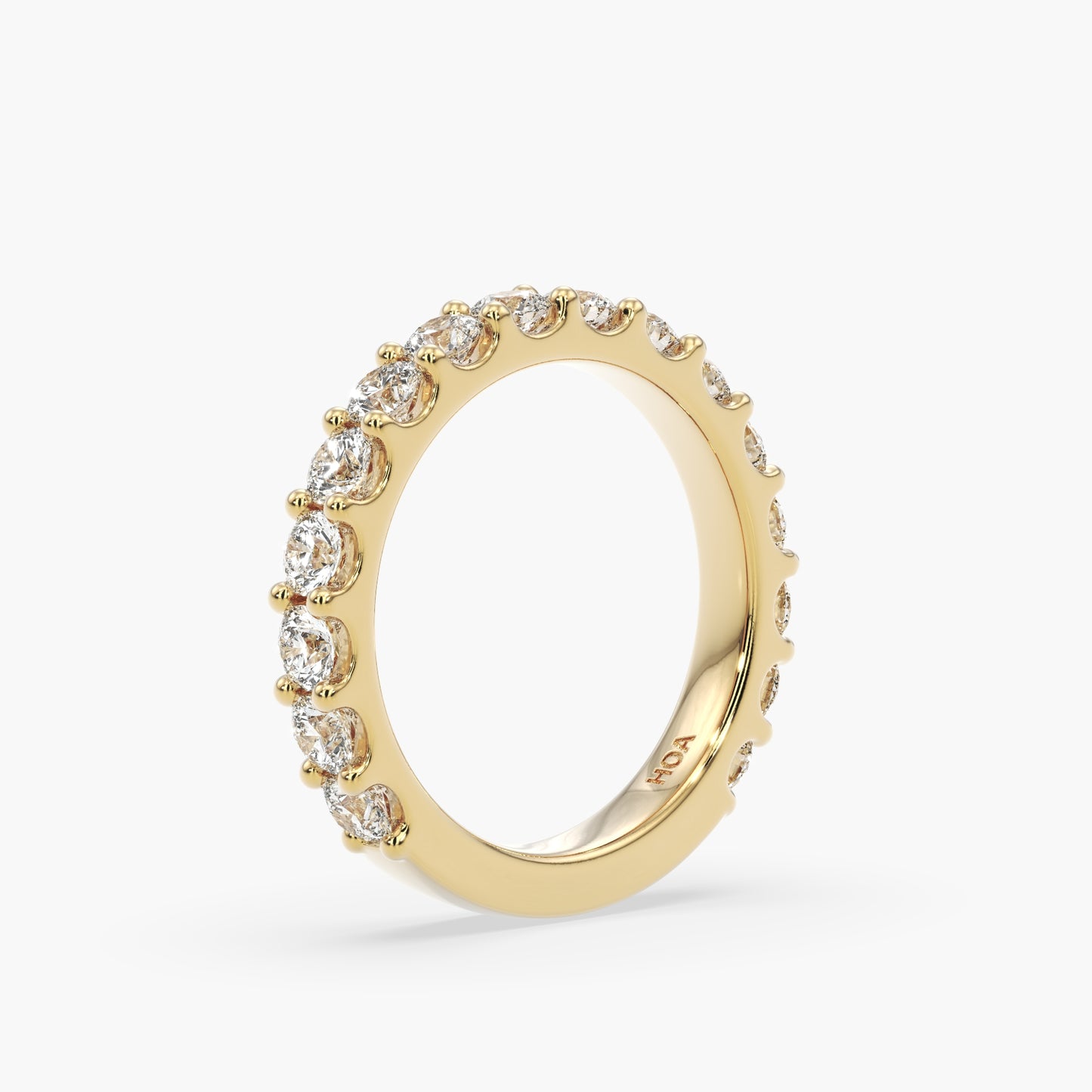 Luna Round 3/4 Eternity Band