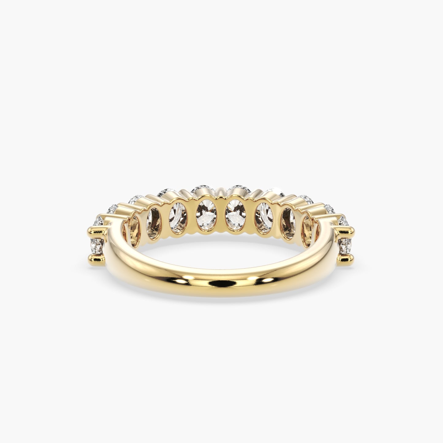 Bowie Oval 1/2 Eternity Band