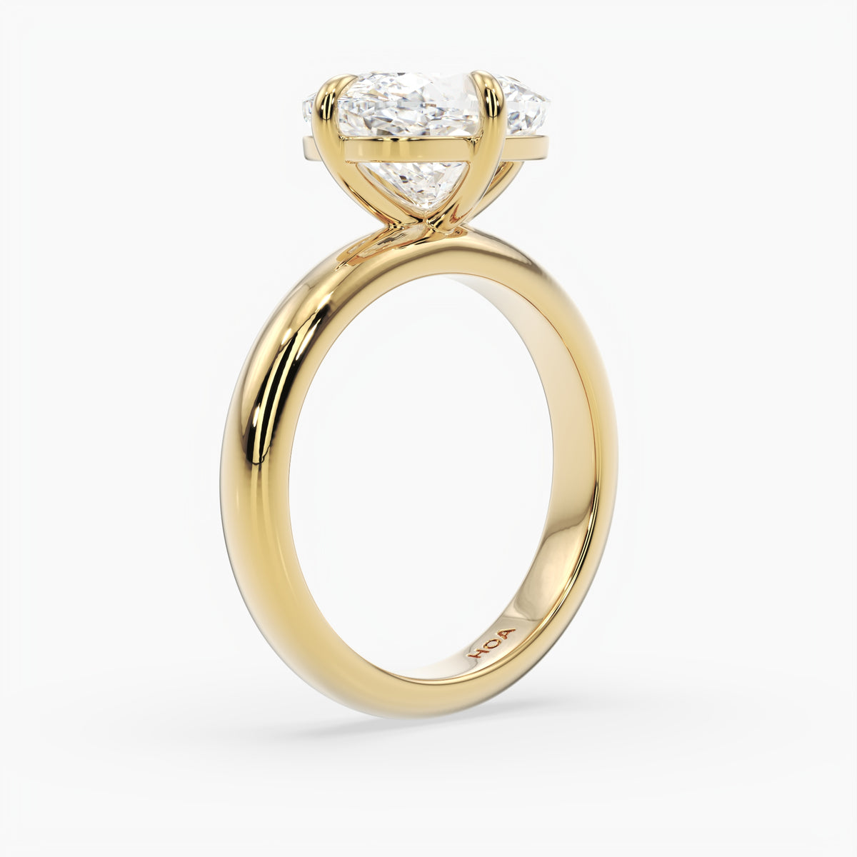 Lottie Elongated Cushion Solitaire