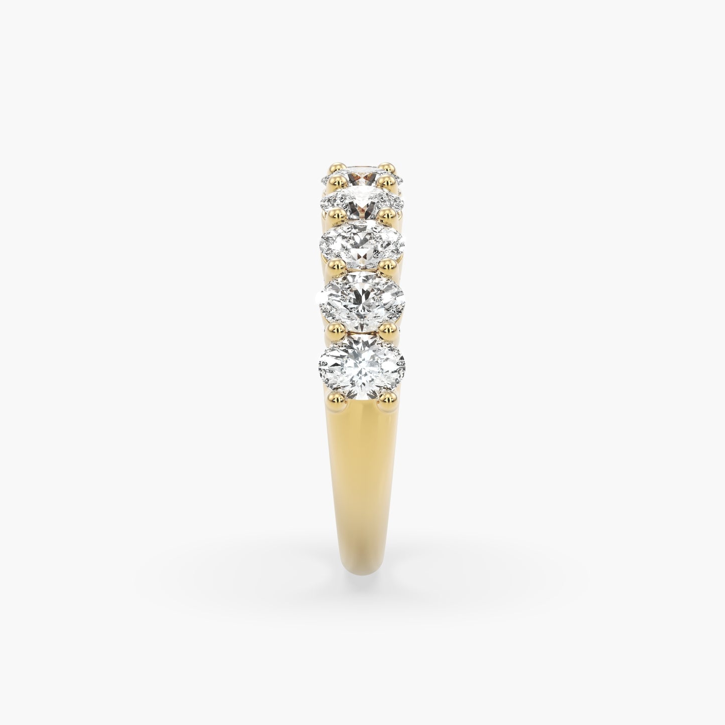 Bowie Oval 1/2 Eternity Band