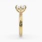 Lottie Elongated Cushion Solitaire