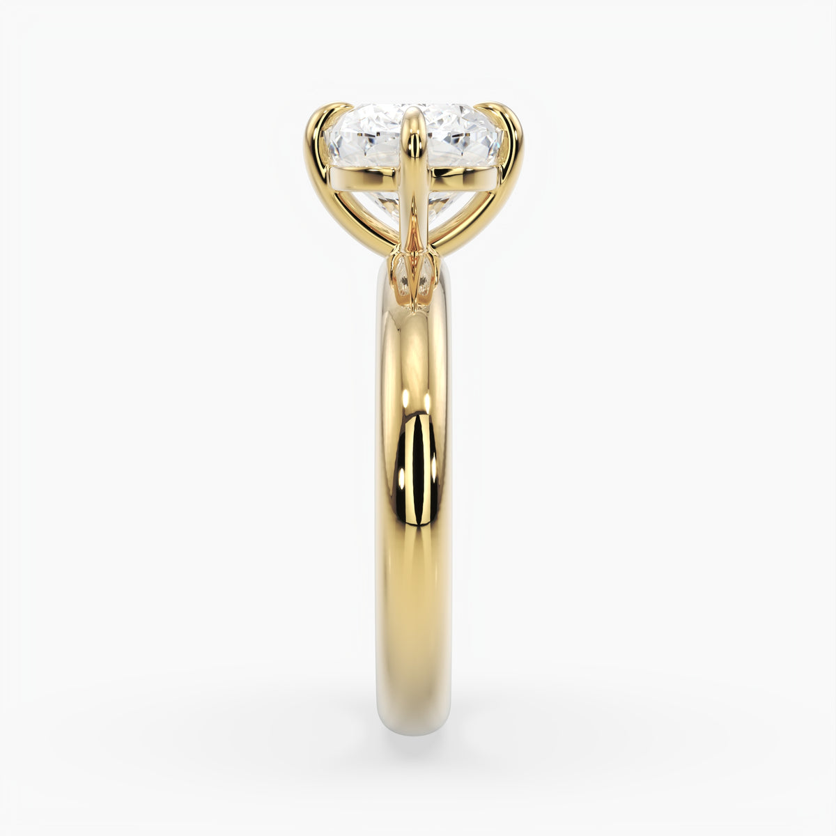 Lottie Elongated Cushion Solitaire