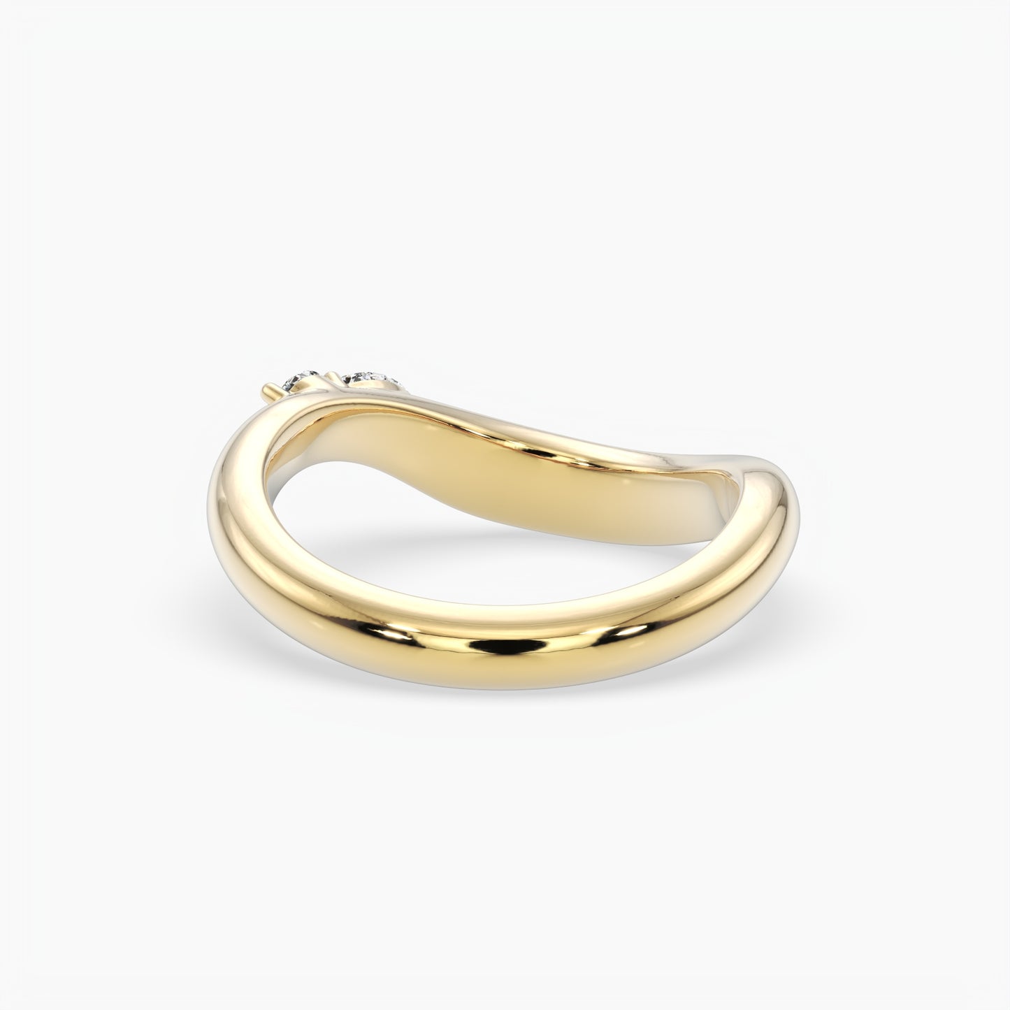 Hazel Wave Diamond Band