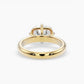 Lottie Elongated Cushion Solitaire