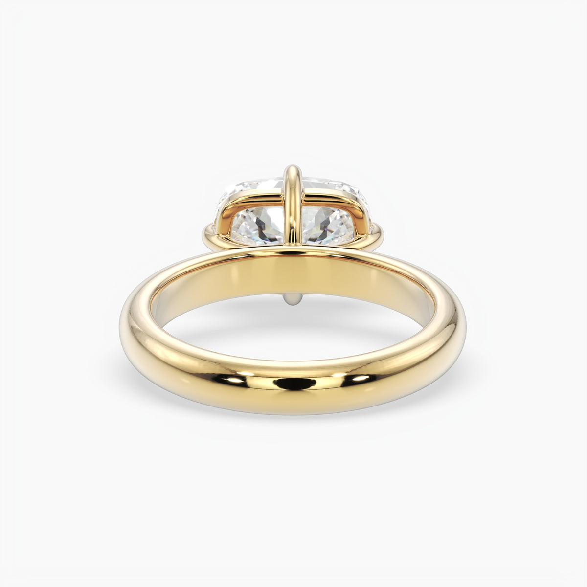 Lottie Elongated Cushion Solitaire