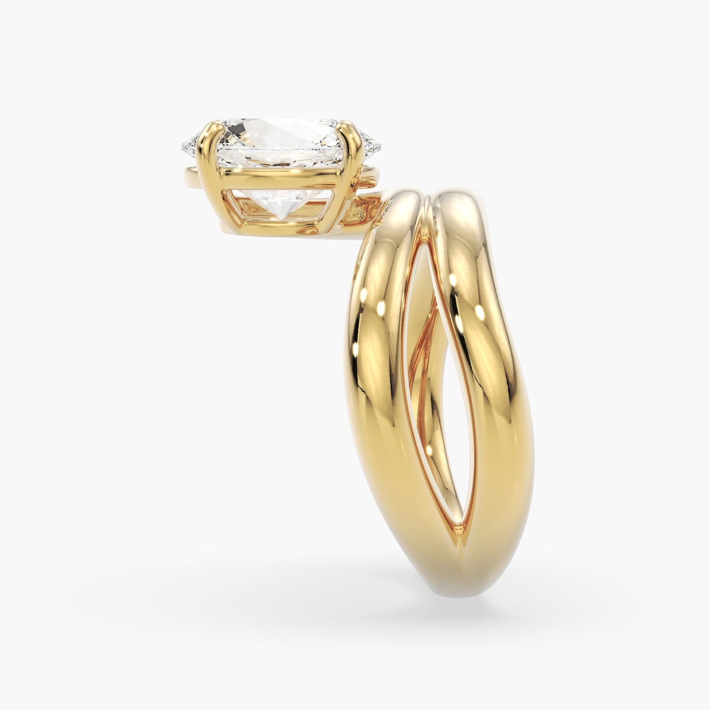 August Oval Solitaire