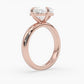 Lottie Elongated Cushion Solitaire